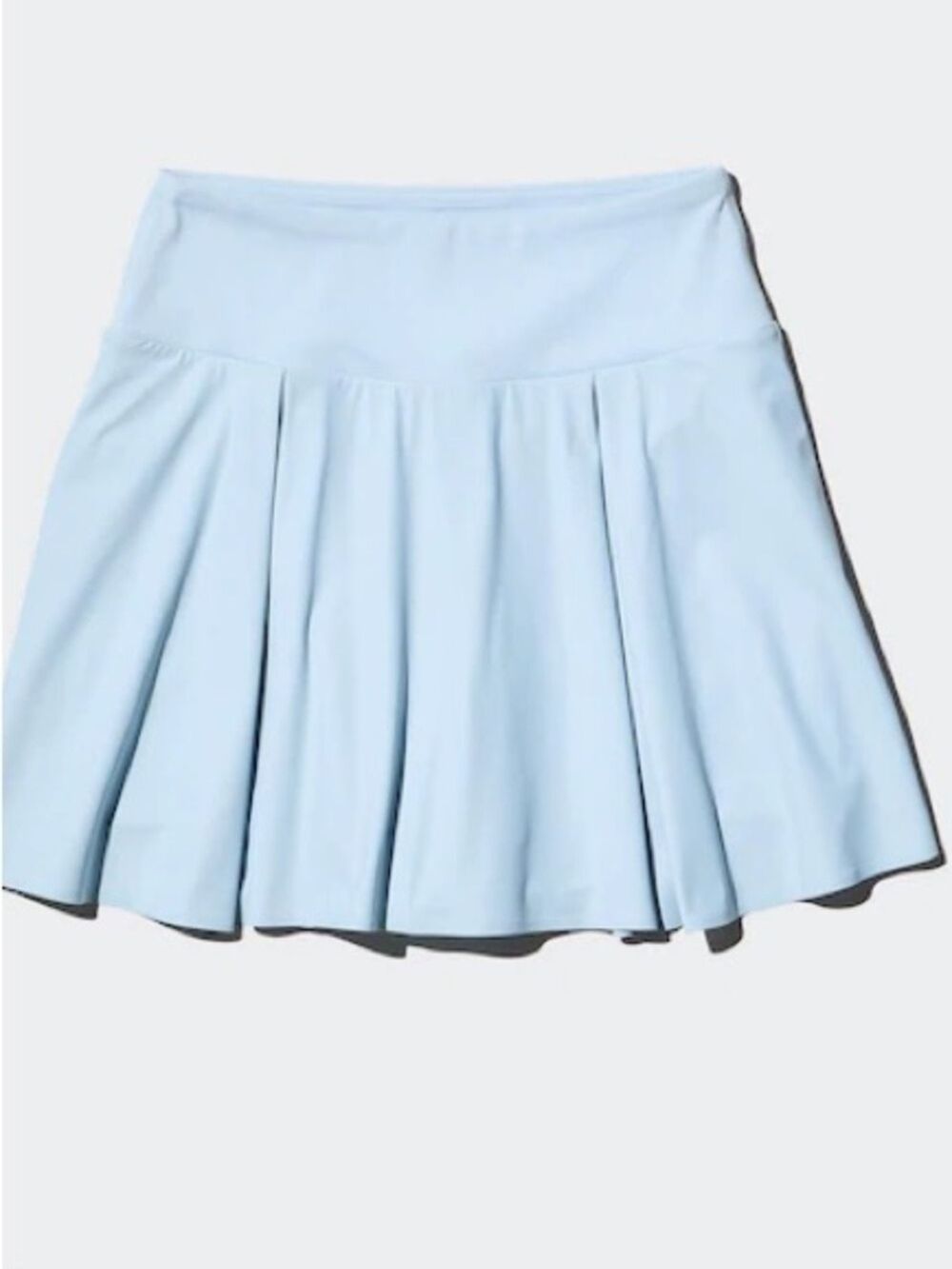 Stretchy Pleated Blue Tennis Skirt with Built-in Shorts Sz xxl